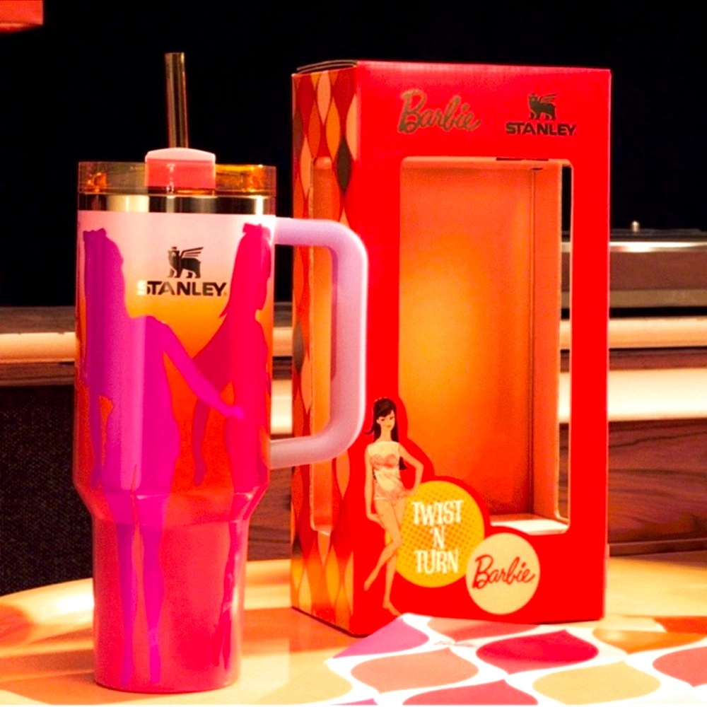 Barbie “60s Twist ‘N Turn” 40oz. Stanley Quencher limited-edition